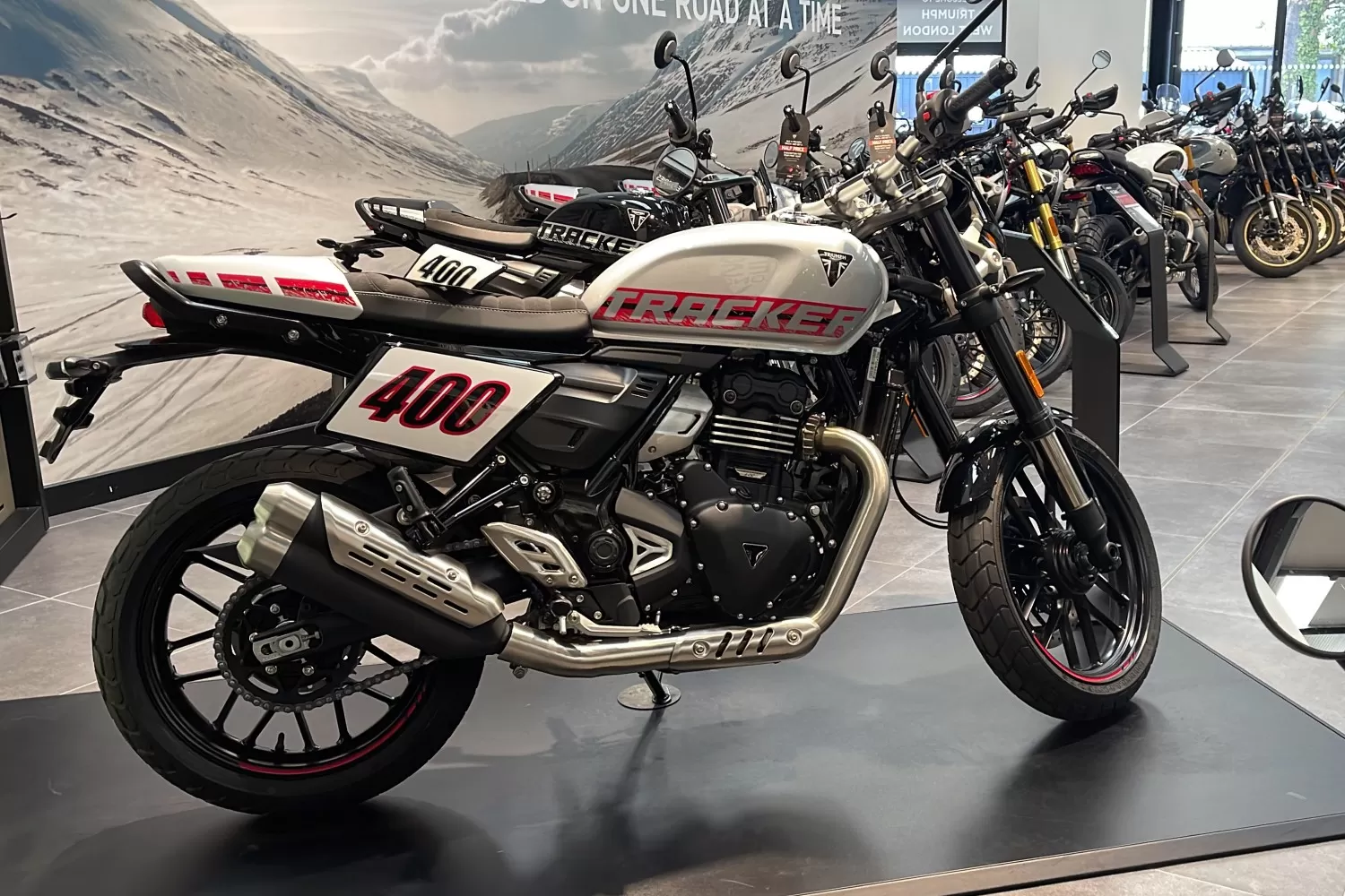 Custom Triumph FT93 Tracker 400 by LIND x Stockwell Design and Triumph West London