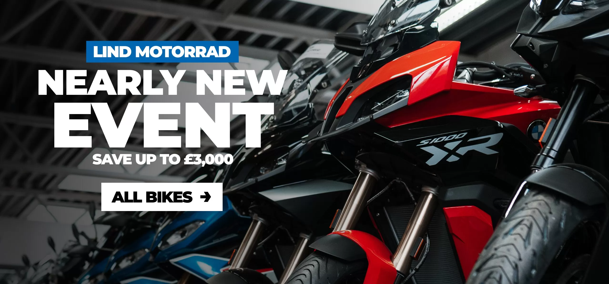 BMW Motorrad Nearly New Event Save up to £3000 2024