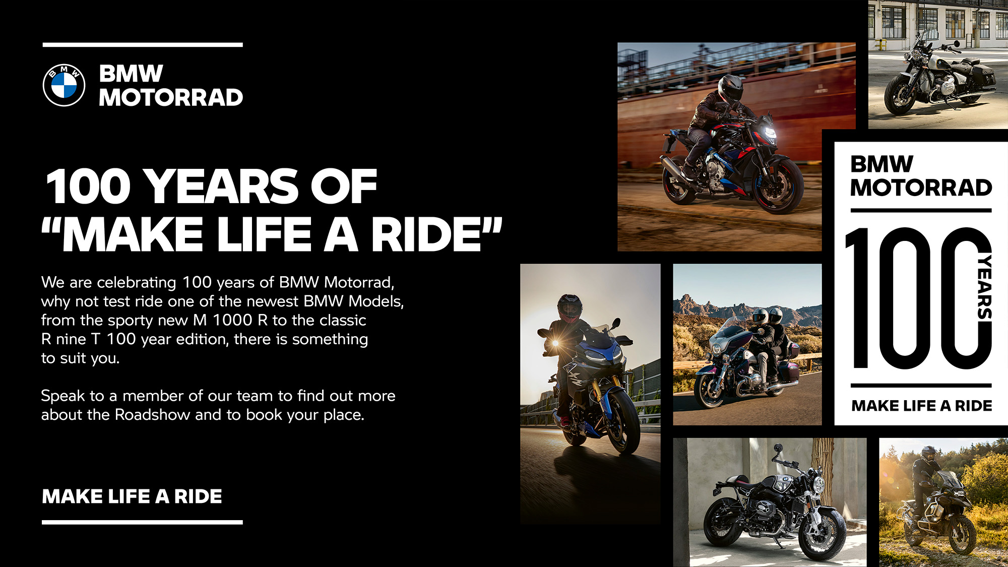 100 Years of "Make Life A Ride"